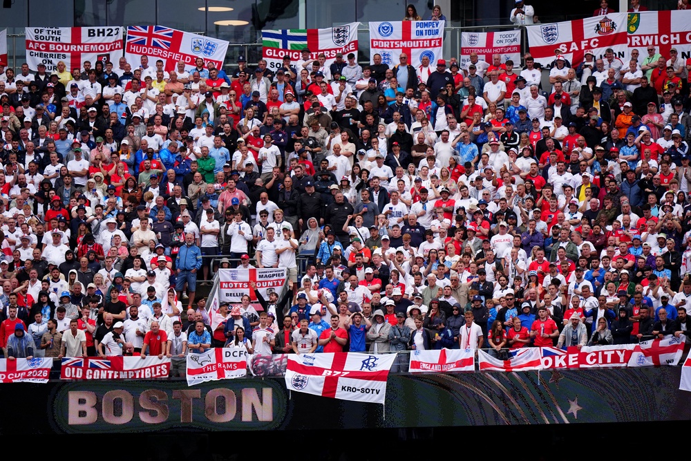 The police chief said it is welcome that England fans in the US for the World Cup have been ‘policed according to their behaviour, not an outdated reputation’ (Bradley Collyer/PA) (PA Wire)