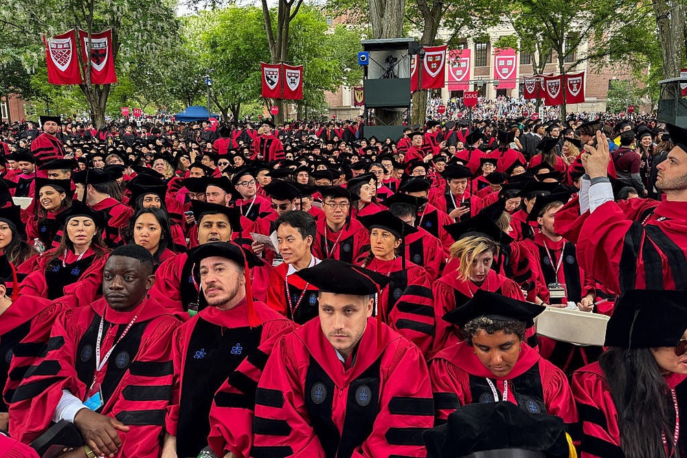 Around three million student loan borrowers are 62 or older, emphasizing the need for college students to make smart choices about how much debt they take on to pay for college degrees (AFP via Getty Images)