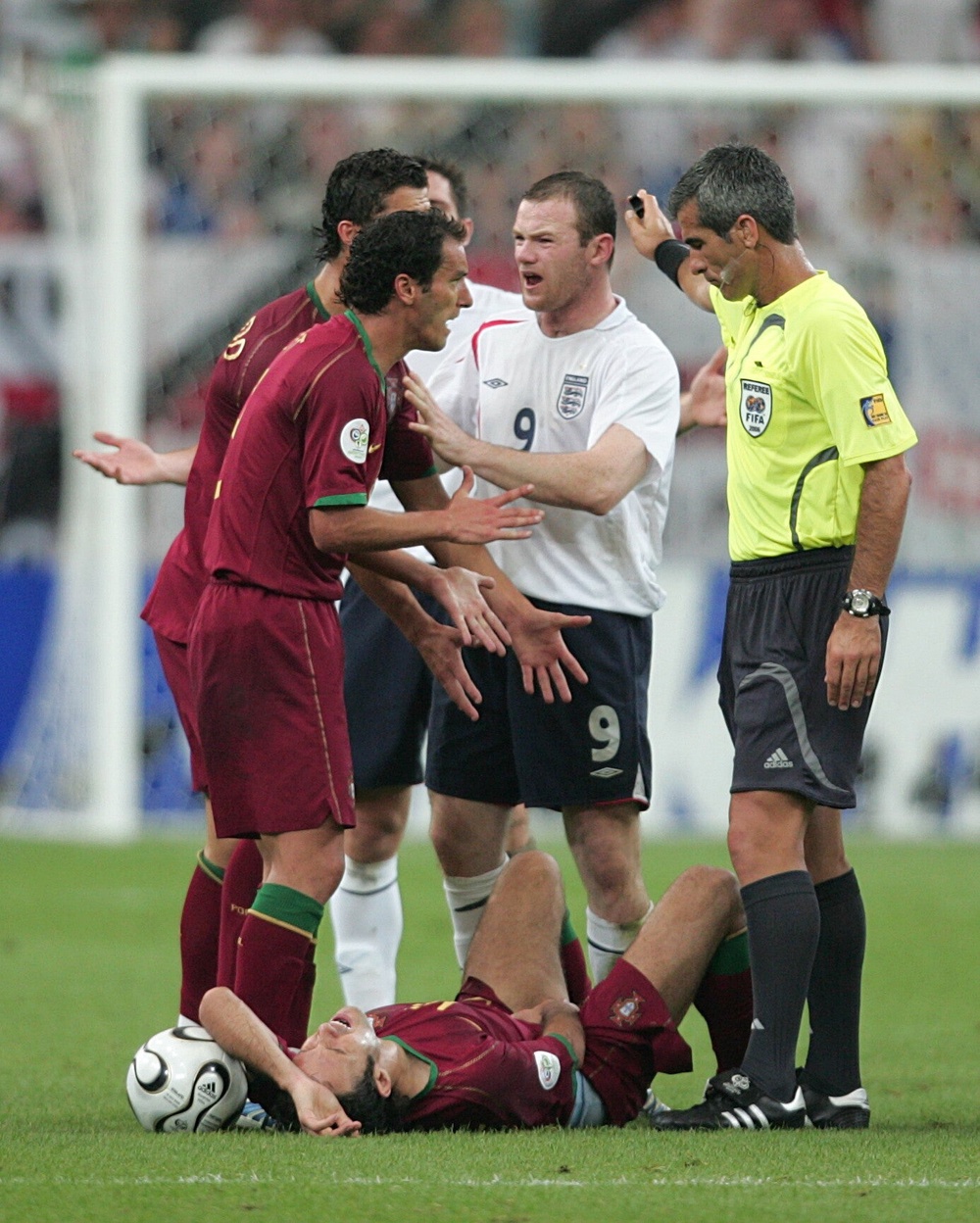 Wayne Rooney was sent off against Portugal in 2006 (Martin Rickett/PA) (PA Archive)
