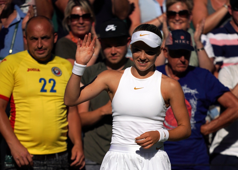 Katie Swan’s only previous Wimbledon victory came against Irina-Camelia Begu in 2018 (John Walton/PA) (PA Archive)