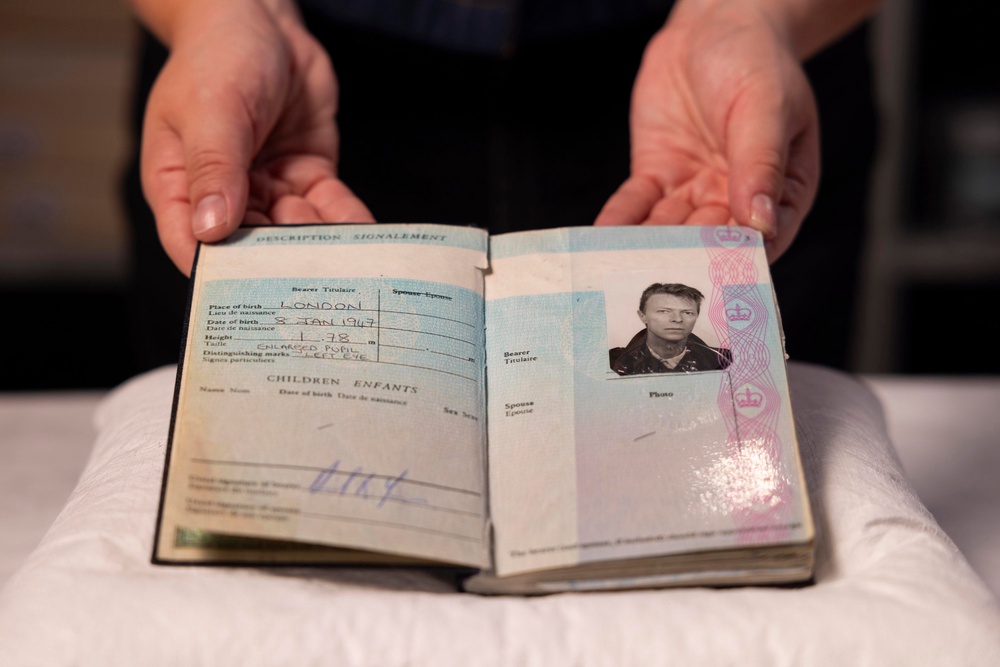David Bowie's passport, dating from 1988 (PA)