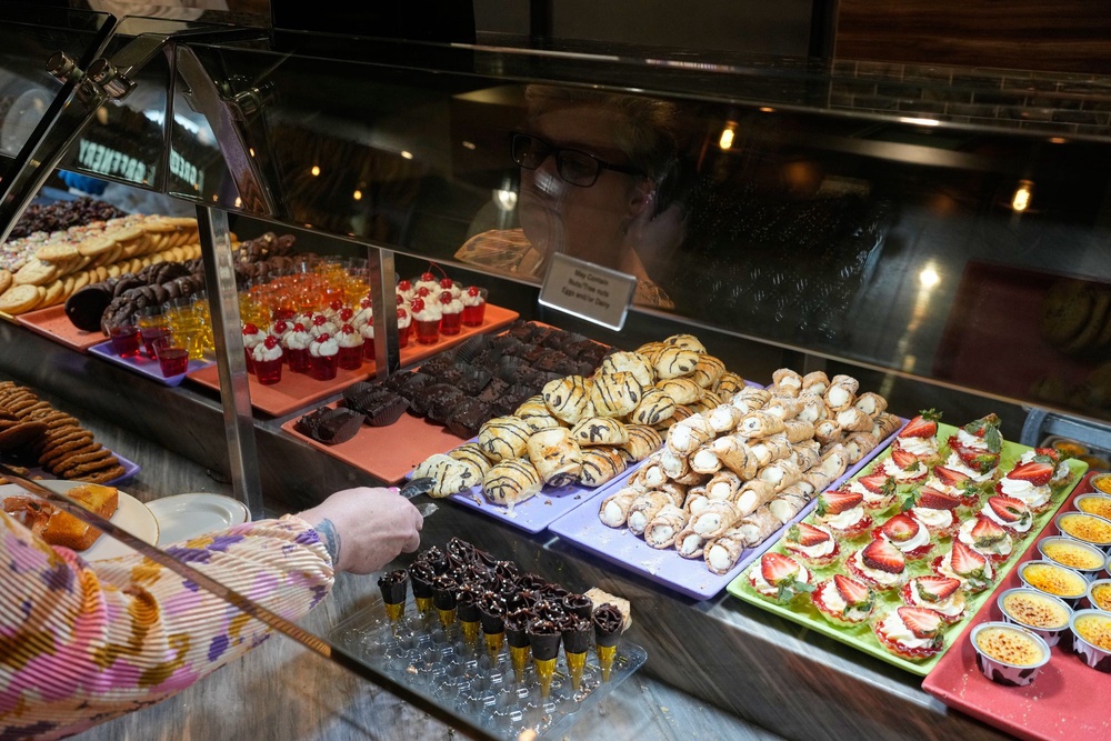 What to do with such an abundance of food? (AP Photo/John Locher)