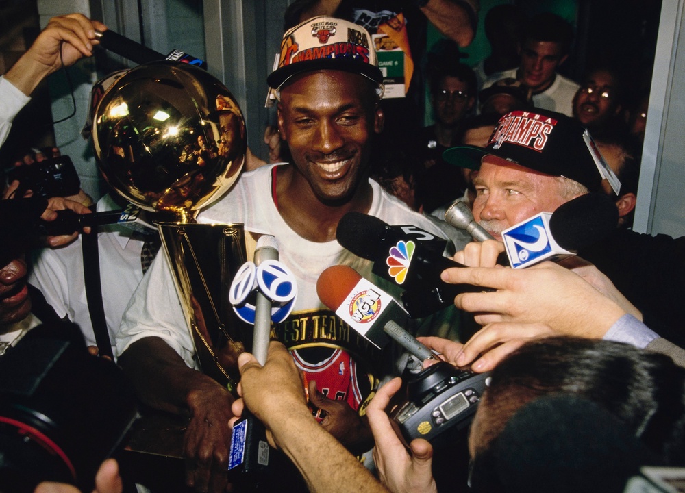 Michael Jordan was perhaps the most famous athlete on the planet during the 1990s (Getty Images)