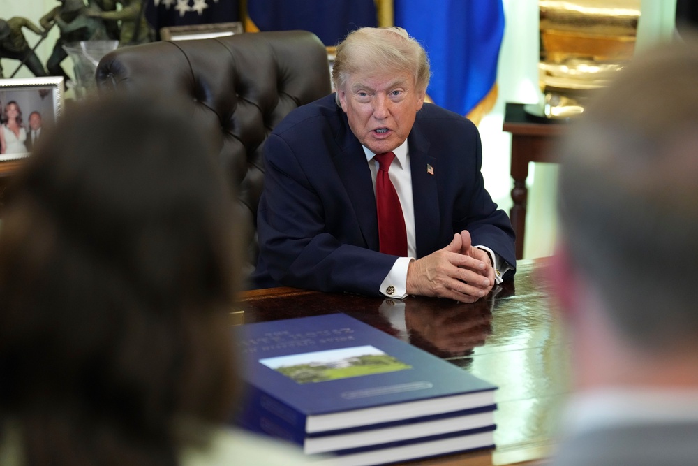 Trump, who has a long history with Haberman from her days covering him as a New York City business and society figure, has trashed the book as ‘mostly made up’ (AP Photo/Jacquelyn Martin)