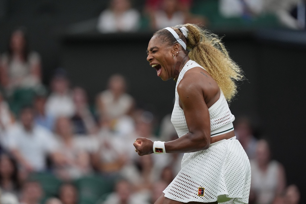 Williams saved match point before forcing the deciding set (AP)