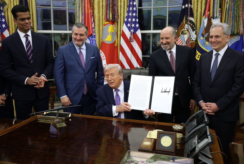 The rise of crypto relative to Trump’s property is especially noteworthy because he first rode to office boasting of his property wins (Getty)