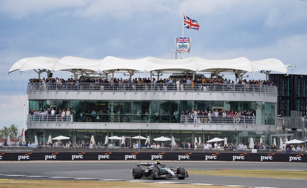 Kimi Antonelli drives through Brooklands at last year’s event (Andrew Matthews/PA) (PA Archive)
