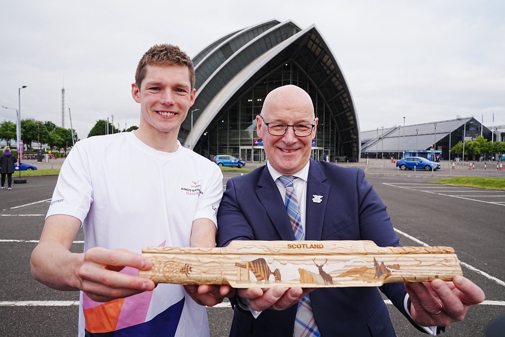 John Swinney said the reimagined Commonwealth Games set to be hosted in Glasgow had secured the event’s future (Jane Barlow/PA) (PA Wire)