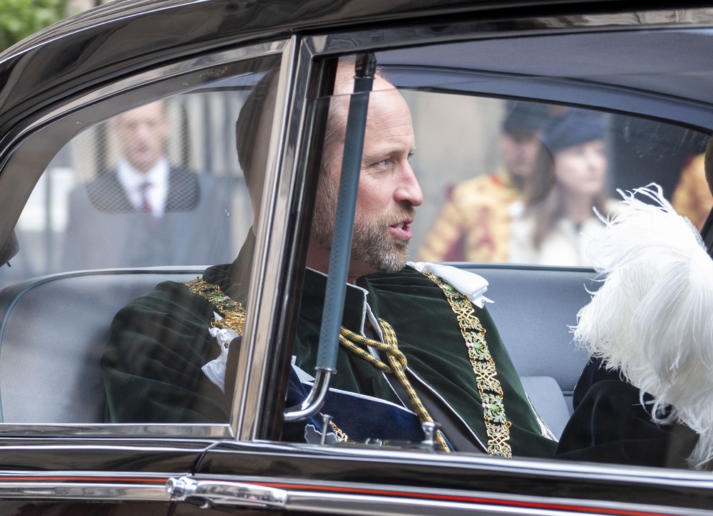 The Prince of Wales, known as the Duke of Rothesay when in Scotland, also took part in the service (Lisa Ferguson/The Scotsman/PA) (PA Wire)