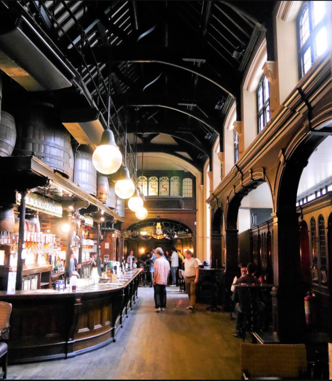 Inside the Cittie of Yorke pub in High Holborn, London, which became part of Humphrey Smith’s empire (Wikimedia/Edward X)
