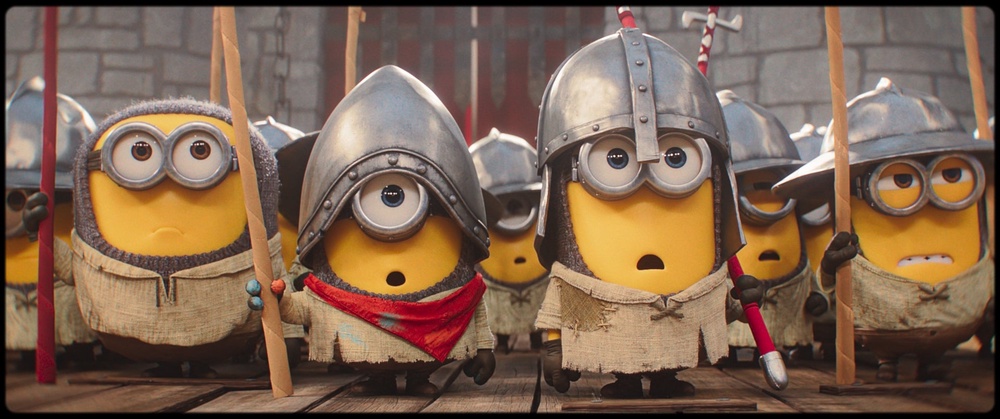 Ed, James and Henry in 'Minions & Monsters' (PA)