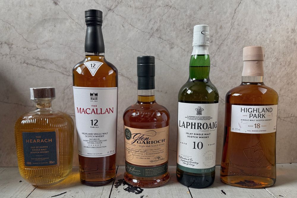 I tested a range of single malt whiskies across different regions, styles and price points (Jonathan Hatchman/The Independent)