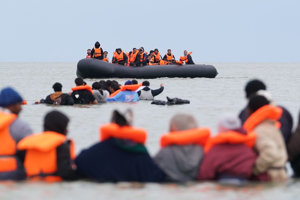 Home Office data shows 11,884 migrants arrived in the six months from the start of January to the end of June (Gareth Fuller/PA) (PA Wire)