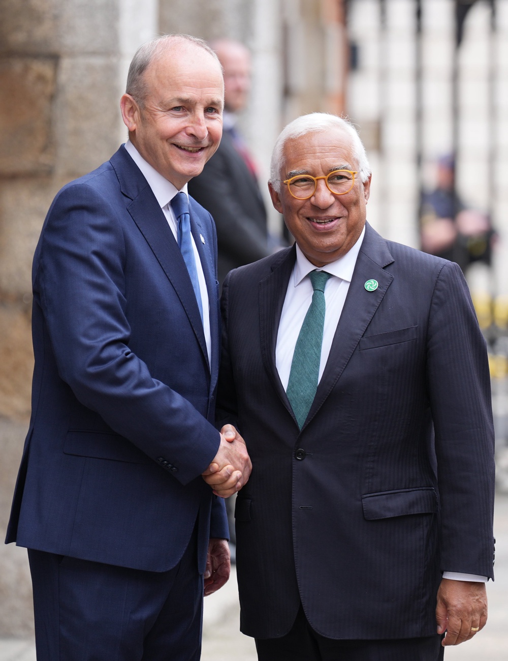 Also visiting Dublin was president of the European Council Antonio Costa (Niall Carson/PA) (PA Wire)
