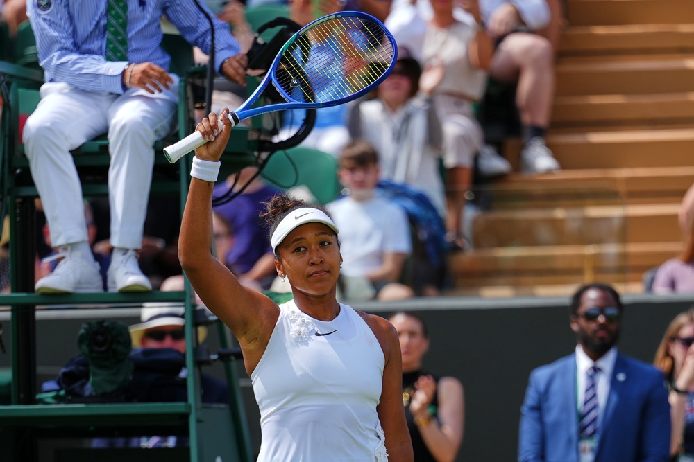 Osaka is into the third round of Wimbledon for the fourth time - but is yet to reach the second week (AP)