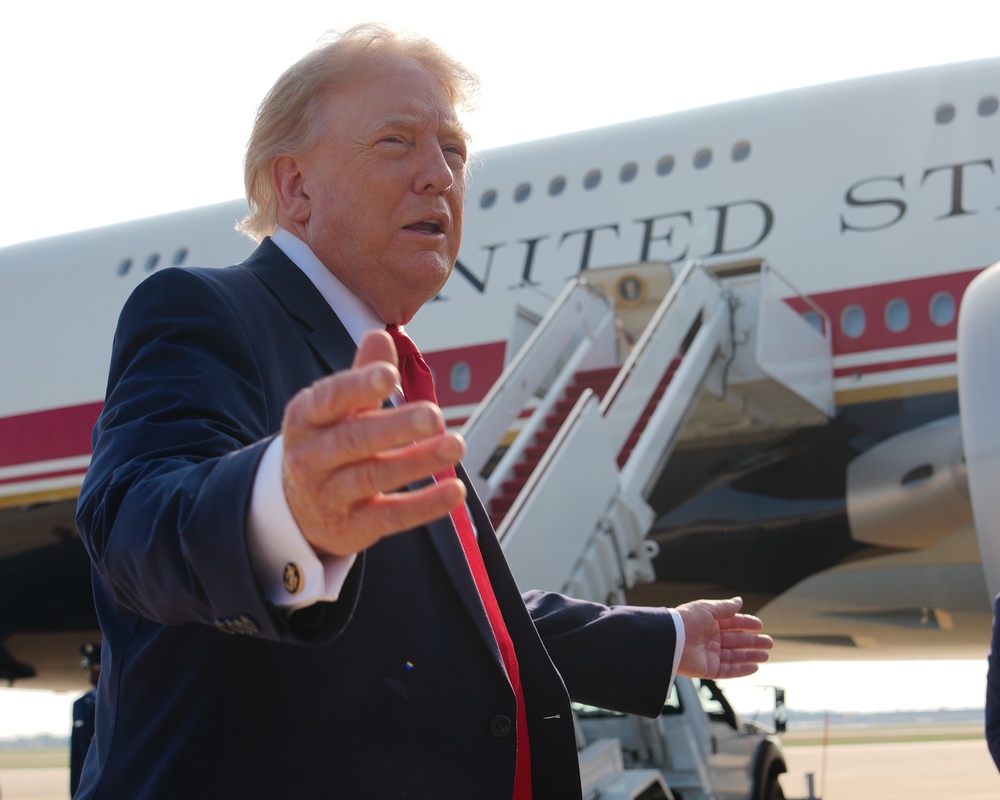 Donald Trump has said Iran and the US are getting on ‘very well’ (AP)