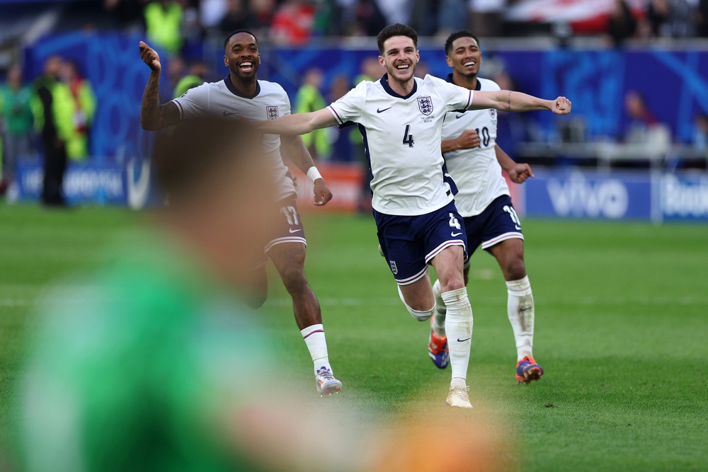 Declan Rice has said he will step up and take a penalty (Getty)