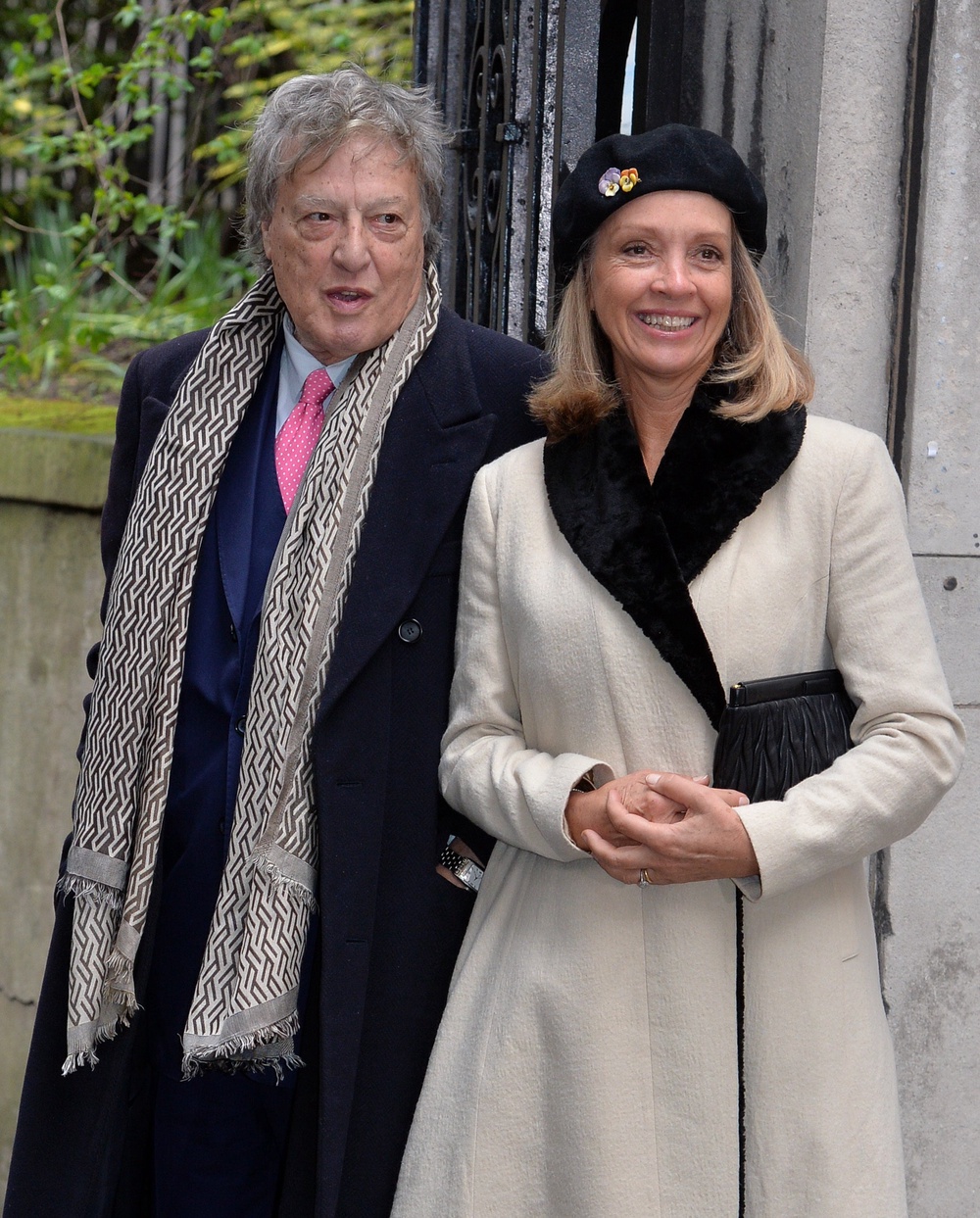 Sir Tom Stoppard with his wife, Lady Stoppard (John Stillwell/PA) (PA Archive)