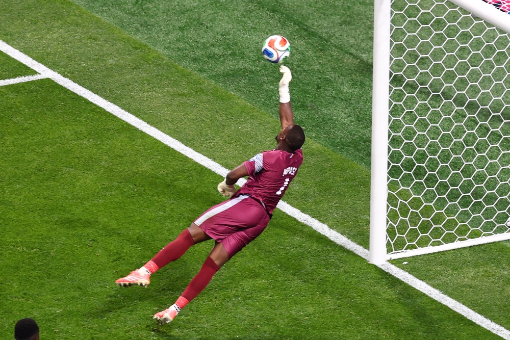 Lionel Mpasi was immense for most of the match (AP)