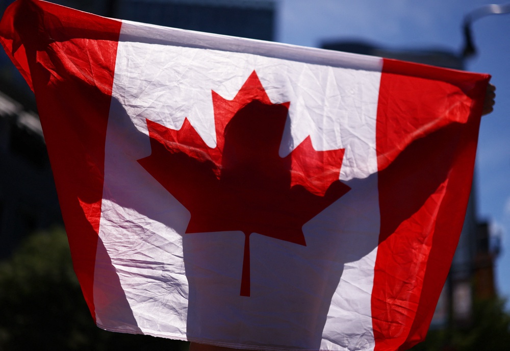 A new poll found that 52 percent of Canadians are very proud of their nationality (REUTERS)