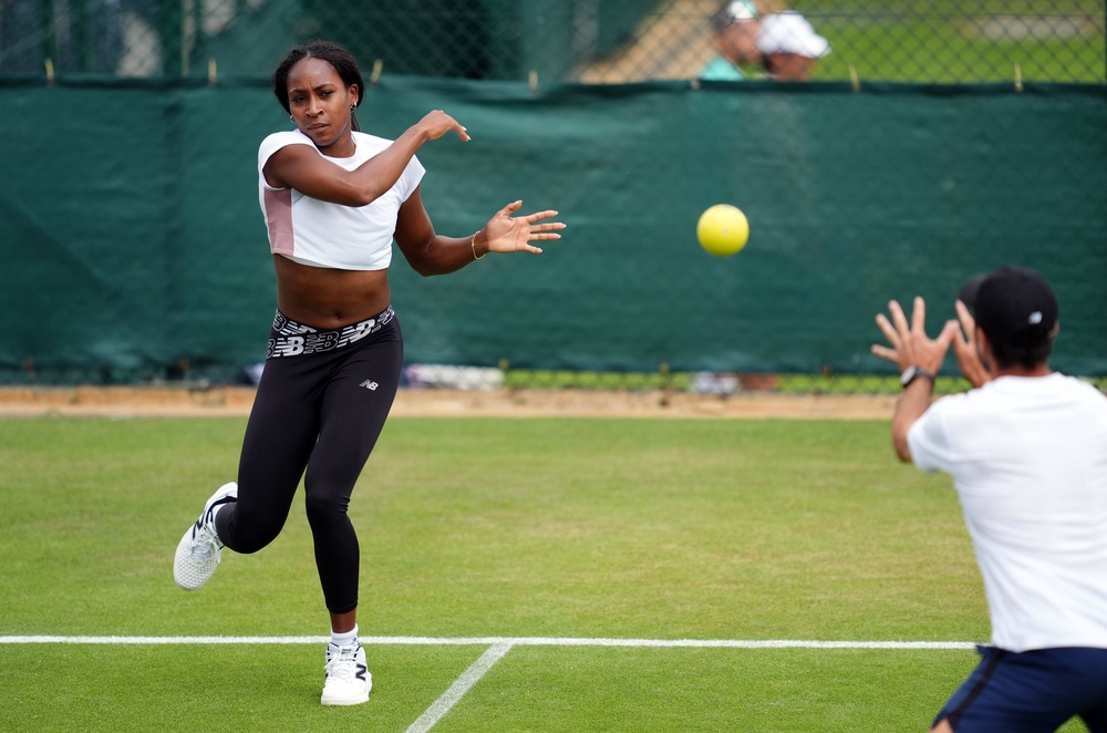 Coco Gauff would want to keep dogs away from certain areas (Adam Davy/PA) (PA Wire)