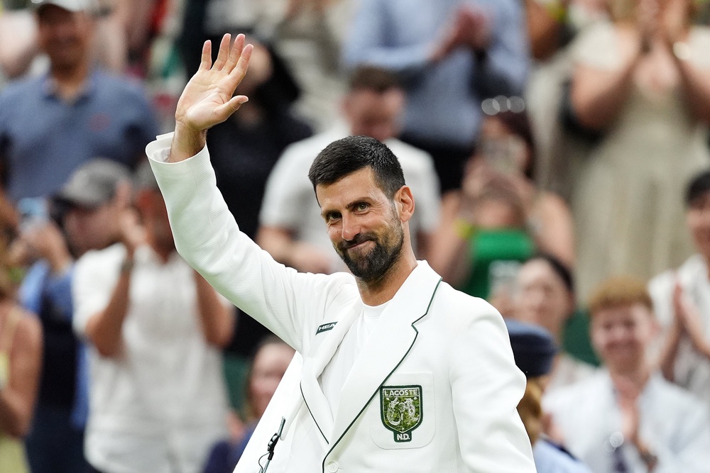 Image from: Wimbledon 2026 LIVE: Djokovic equals Federer record and receives unexpected boost in bid for title