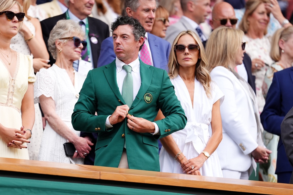 Rory McIlroy was among those watching from the Royal Box (Mike Egerton/PA) (PA Wire)