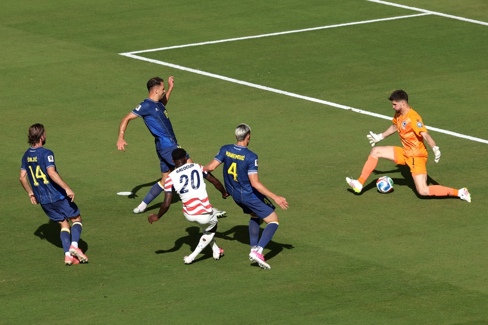 Balogun opened the scoring for the US (Getty)