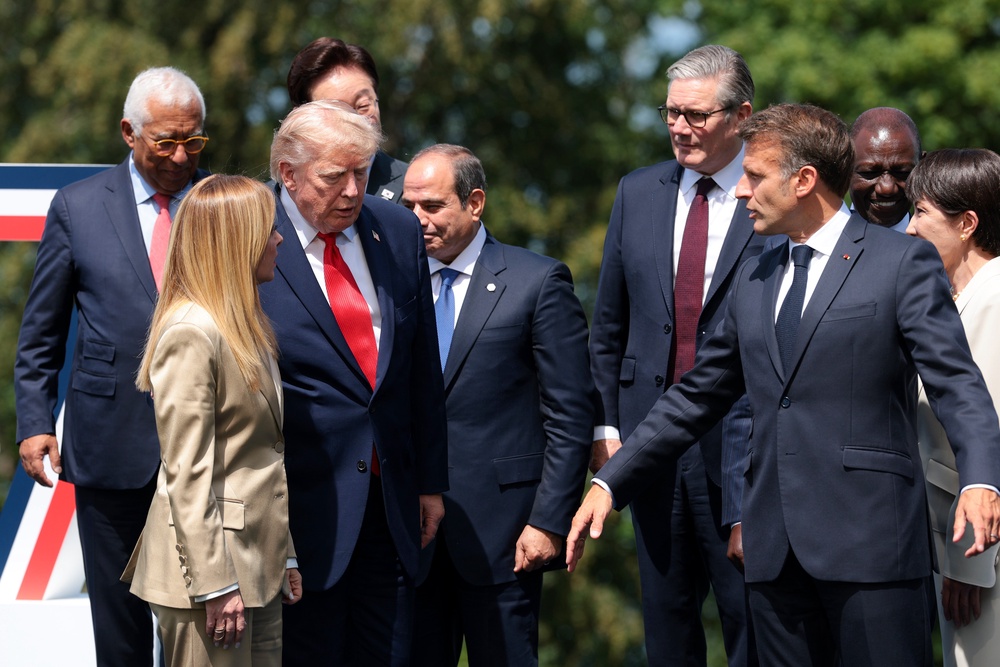 Either politician would replace Emmanuel Macron (right) at a challenging time for Europe, amid the war in Ukraine, conflict in the Middle East, and uncertainty around the changing shape of Nato (Getty)