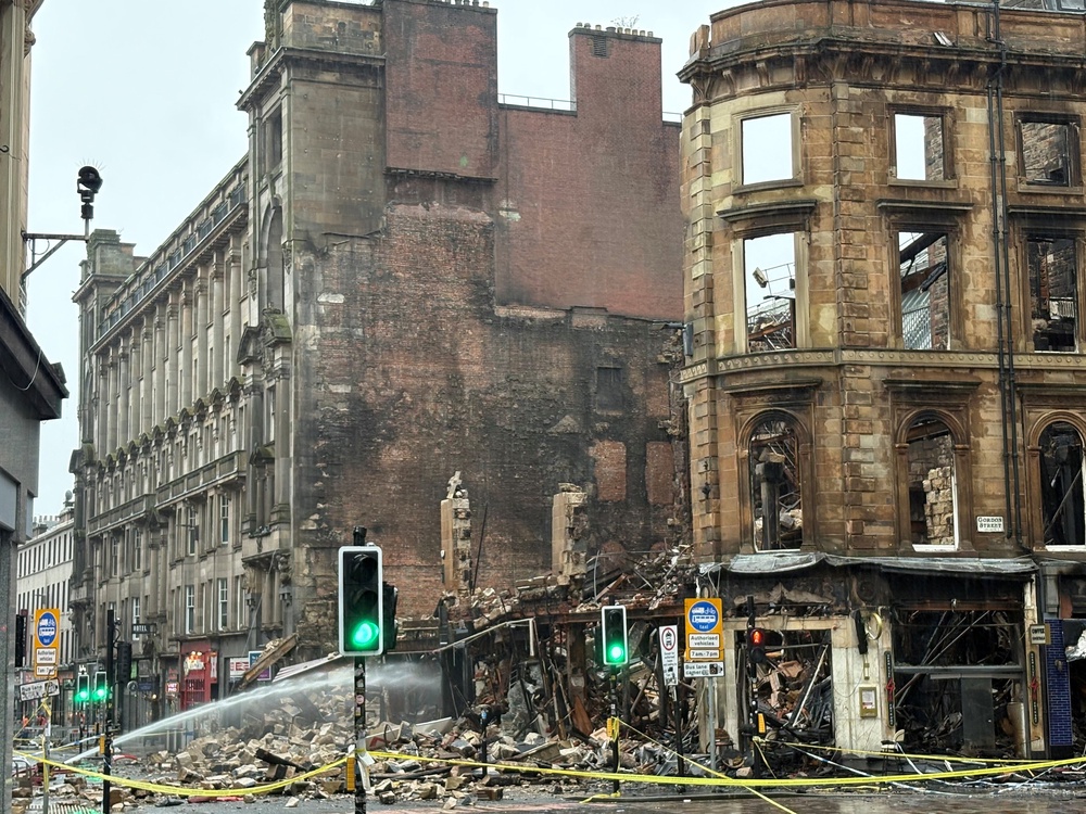 The Union Corner site was completely destroyed in the blaze (PA) (PA Wire)