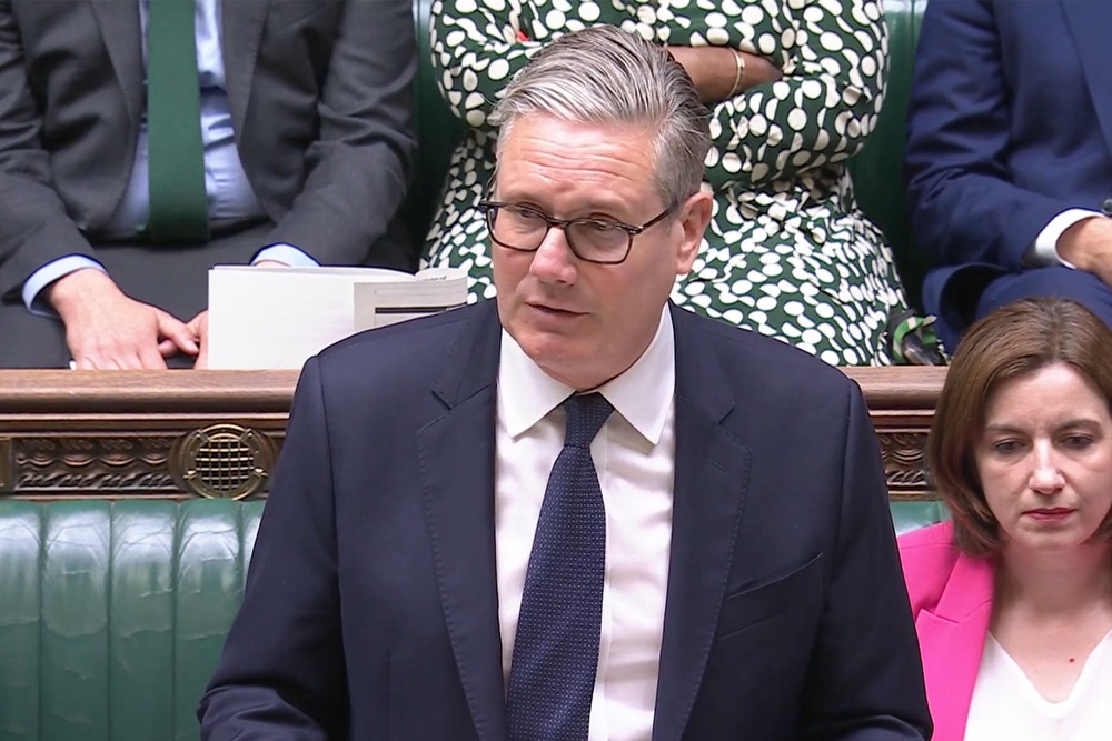 Starmer has been criticised for failing to properly fund defence (Parliament TV)