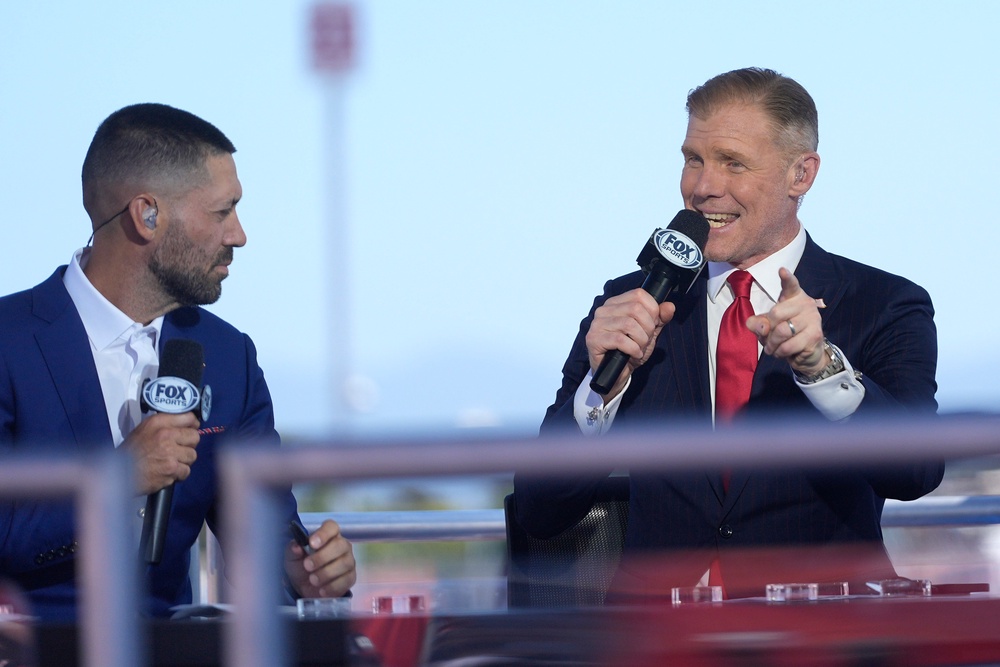 Lalas’ presenting style was described as ‘trollish, hyperventilating garbage’ by ‘The Guardian’ (AP)