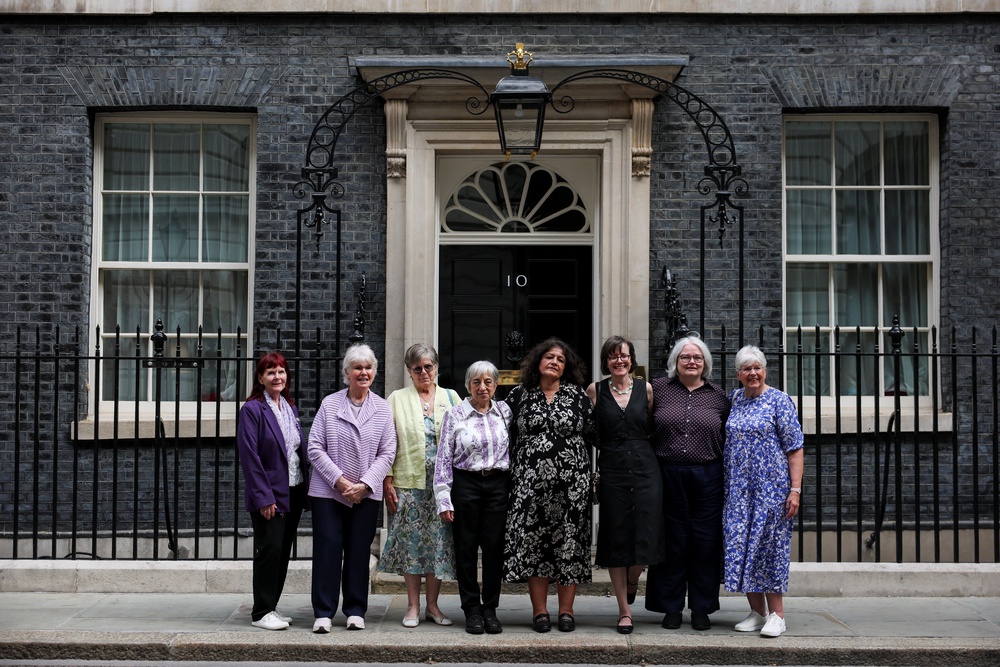 Campaigners travelled to 10 Downing Street to meet the Prime Minister (Isabel Infantes/PA) (PA Wire)