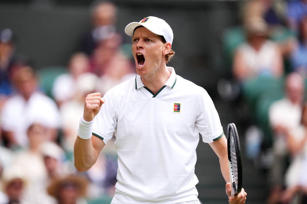 Jannik Sinner plays in round three at Wimbledon (Mike Egerton/PA) (PA Wire)