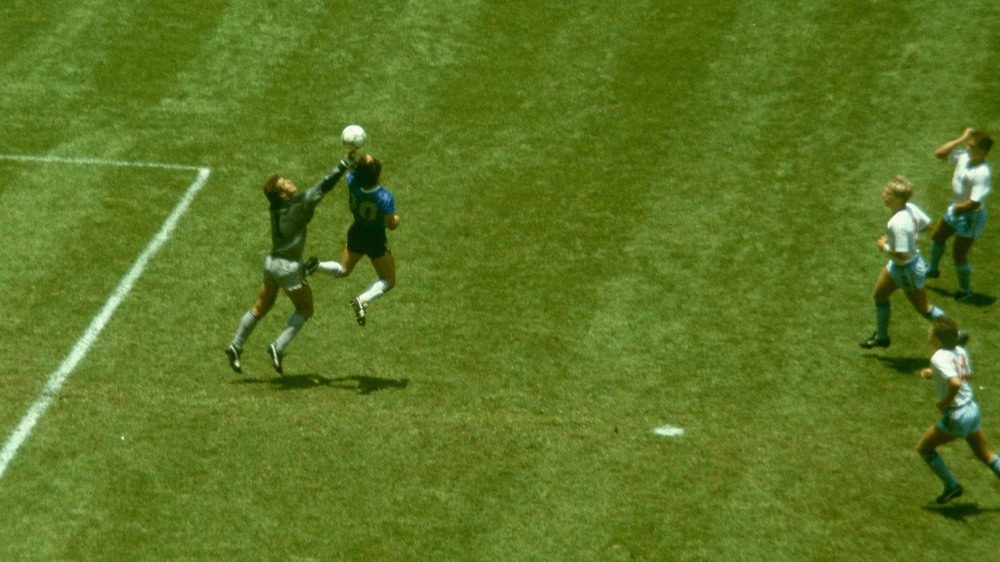 England have not returned to the Azteca since Diego Maradona’s ‘Hand of God; (Getty)