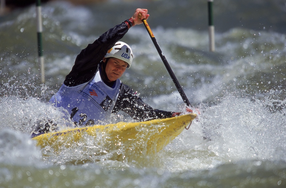 David Hearn, who competed in the canoe slalom at three Olympic Games, could face up to 10 years in prison, if convicted, according to Pirro (Getty Images)