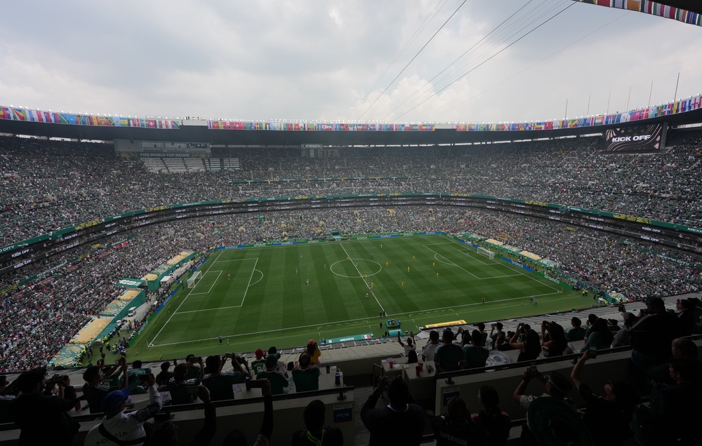 The Azteca Stadium in Mexico City is situated 7,220ft above sea level (PA Wire)