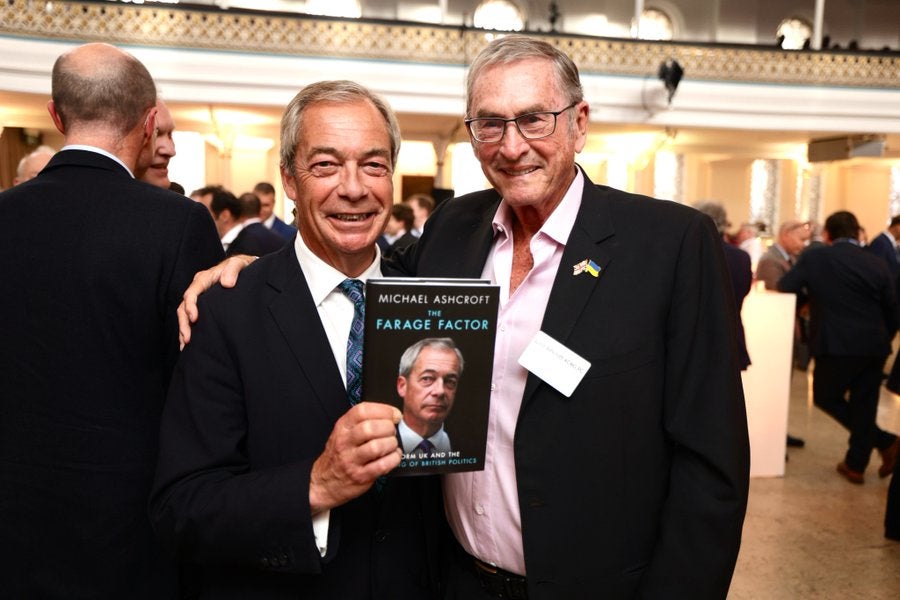 Nigel Farage has hired the man who researched Lord Ashcroft's book about him (Lord Ashcroft)
