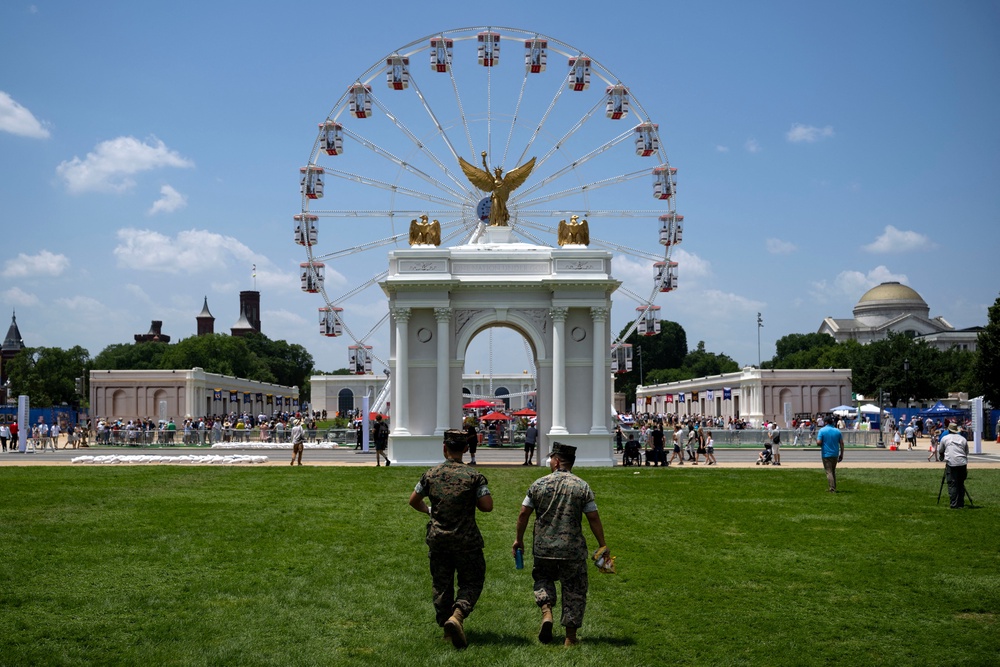 The Great American State Fair has seen few crowds in the early days (AFP/Getty)