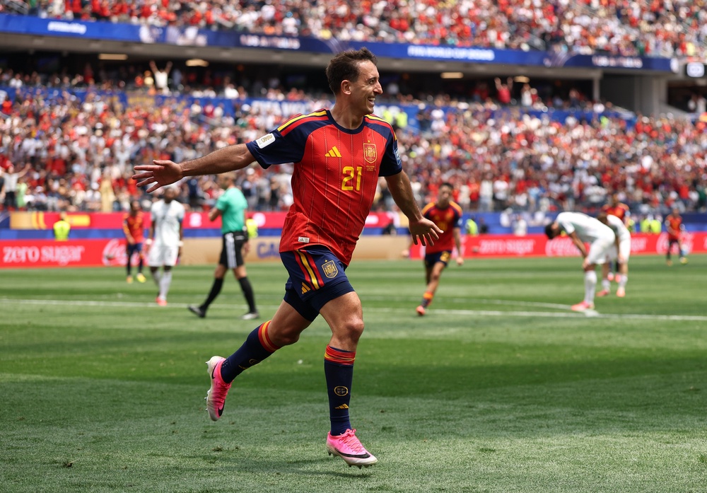 Mikel Oyarzabal kept up his fine scoring form to send Spain through (Getty)