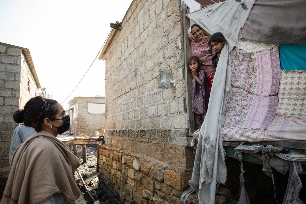 Temperatures regularly now reach 45C during the summer months, but women often have less freedom to move, spending their days in cramped and unventilated homes (Neha Mankani)