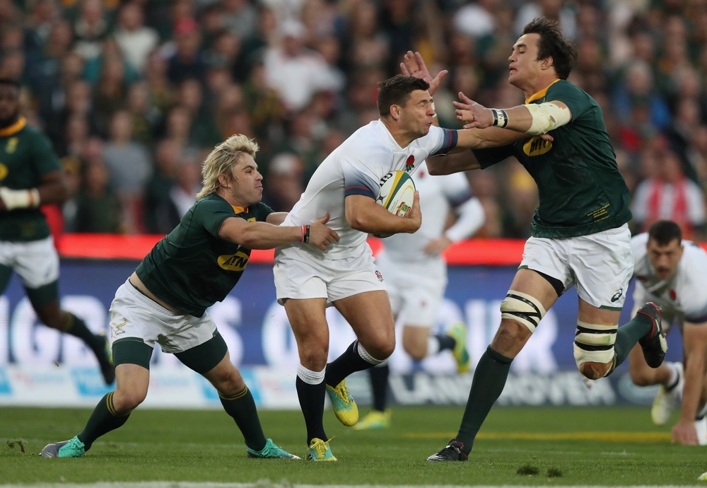 England’s rugby team spurned a 21-point lead at altitude against South Africa (Getty)