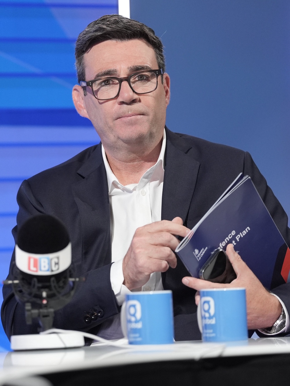 Andy Burnham appeared on LBC (Stefan Rousseau/PA) (PA Wire)