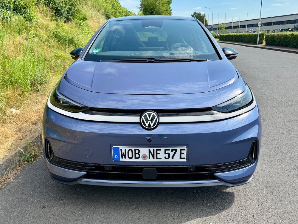 The new Volkswagen ID.3 Neo - like all new VWs - apparently wears a smile! (Steve Fowler)