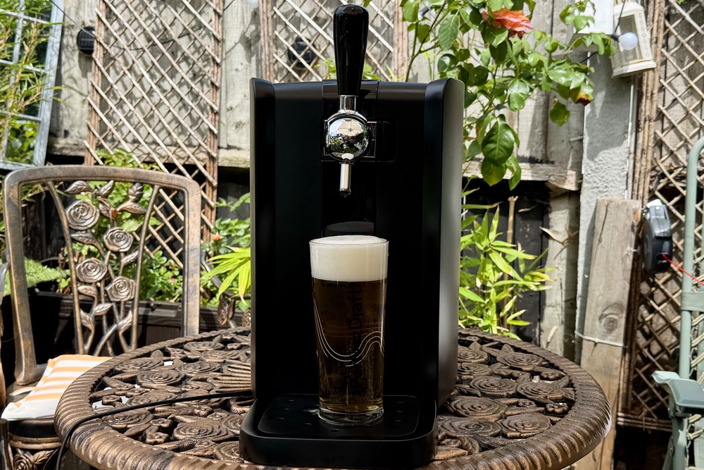 This is a fuss-free beer dispenser (Jonathan Hatchman/The Independent)