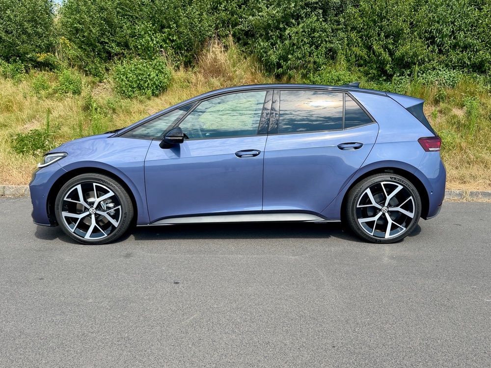 The new Volkswagen ID.3 Neo retains the original's proportions, but with a bit more of a premium look (Steve Fowler)