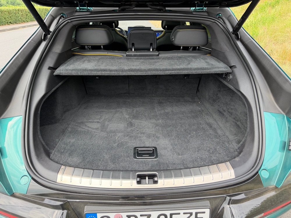 The Denza Z9 GT boot might be nicely trimmed, but it's not especially spacious (Steve Fowler)