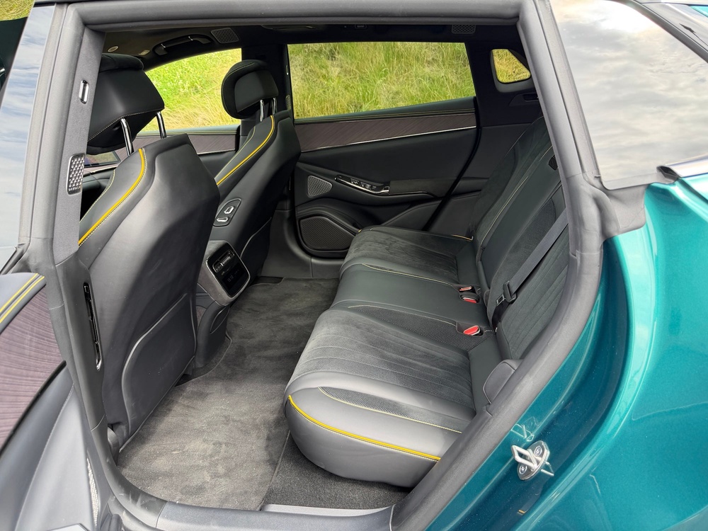 Rear seat space and comfort in the Denza Z9 GT is impressive (Steve Fowler)