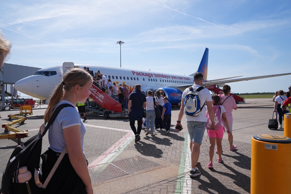 Year-on-year passenger bookings were up in April (PA) (PA Wire)