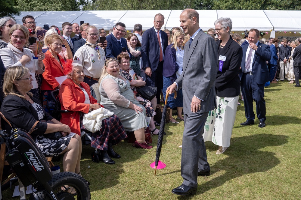 The Duke of Edinburgh spoke with a number of attendees at the event (Jane Barlow/PA) (PA Wire)